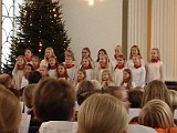 Juleafslutning i skolen i koret