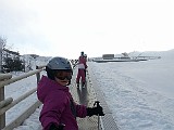 På vej over til skov pisterne