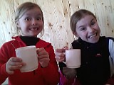Det er bare toppen med varm kakao når man har stået på ski en hel dag