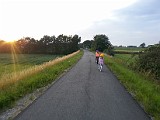 På cykeltur om aften mellem Hornum og Gatten